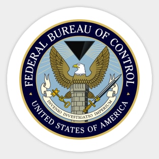 Federal Bureau of Control Sticker